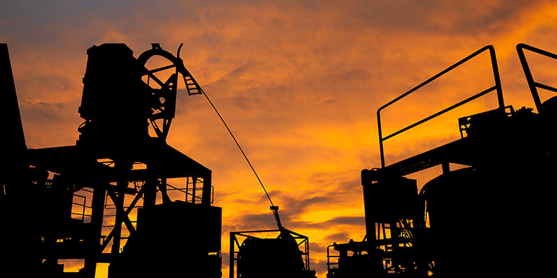 fracking site